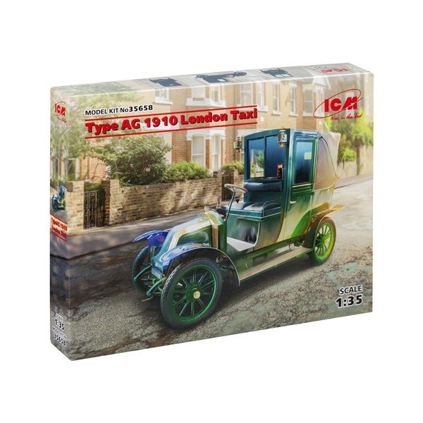 ICM35658 1/35 Type AF London Taxi Plastic Kit