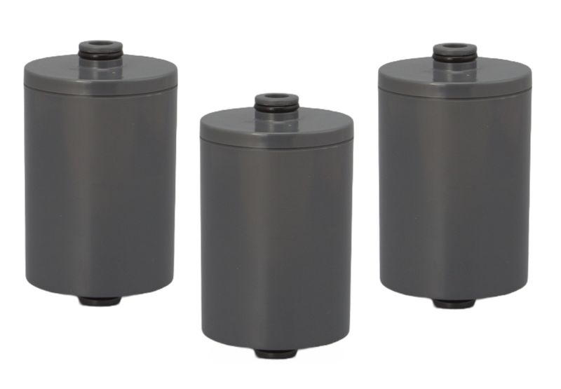 SUPERPURE 7-Stage Chrome Shower Filter Replacement Cartridge (3-Pack)