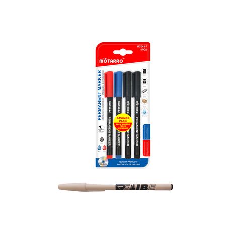 Permanent Fine Tip Multi-Purpose Waterproof Markers Added ReVibe