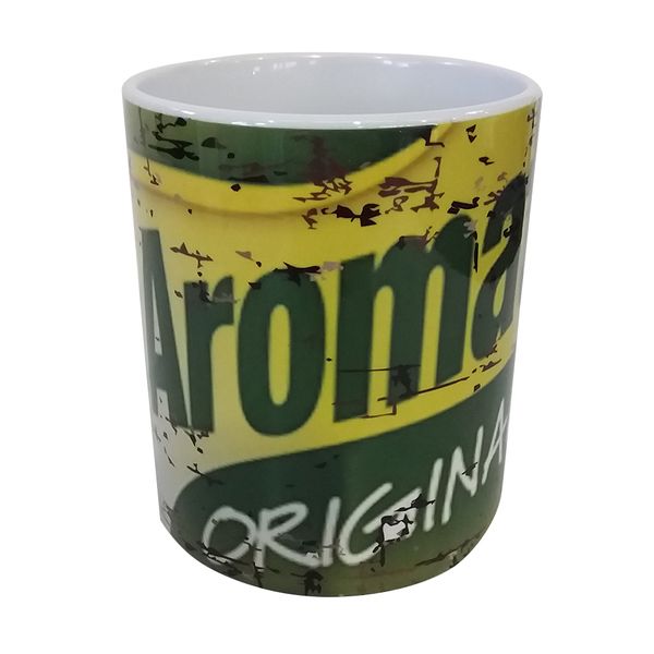 Vintage `Kitchen Tin` Coffee Mug - Aromat Original