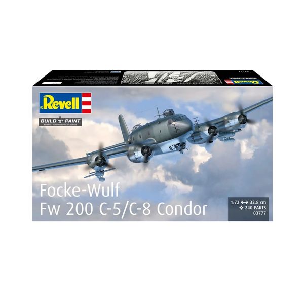 Revell -1/72 Focke-Wulf Fw 200 C-5/C-8 Condor Plastic Model Kit