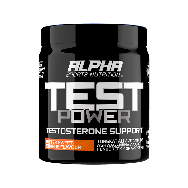 Alpha Sports Nutrition Test Power Bitter Sweet Orange Flavour Shop