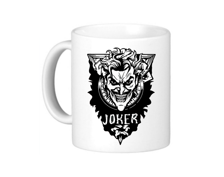 Joker Face Coffee Mug: Add a Dash of Mischief to Your Morning Routine!