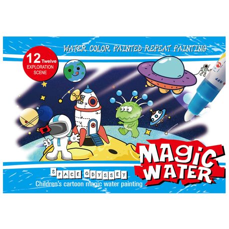 Reusable Magic Water Coloring Book Space Odyssey Series Buy Online In South Africa Takealot Com