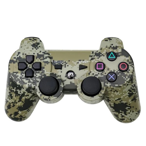 Wireless Double Shock Controller for PS3 - Camouflage Grey