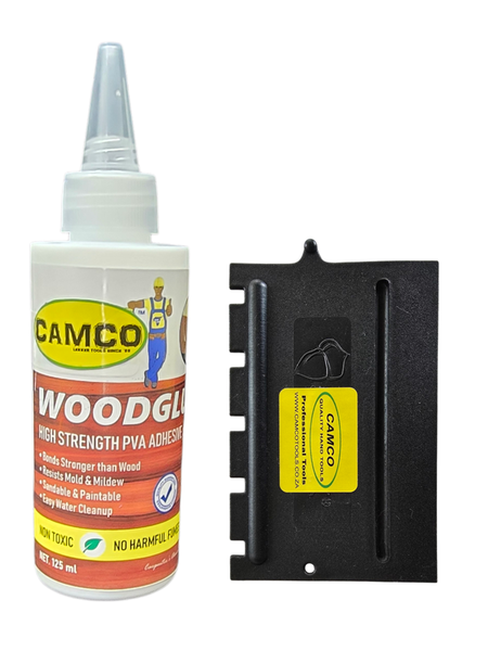 Camco Wood &amp; Craft Glue - 125ml (Includes Mini Glue Spreader 100mm)