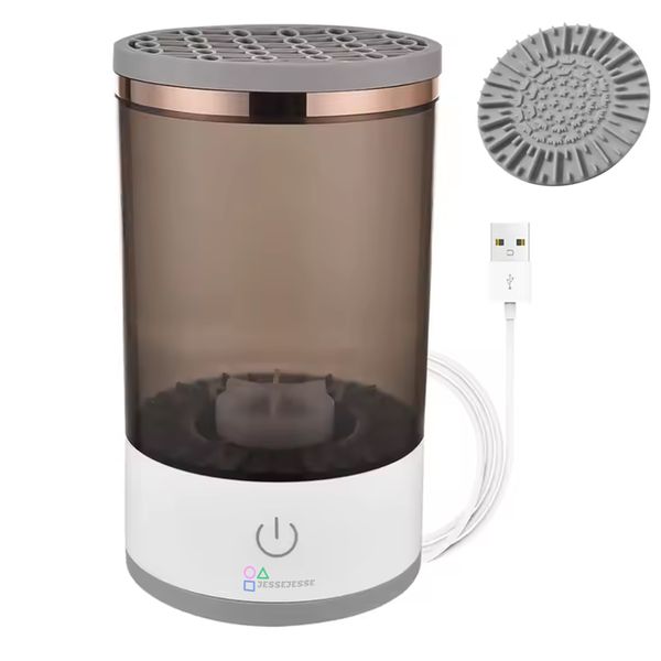 JESSEJESSE Portable Electric Makeup Brush Cleaner Machine Automatic Cleaner