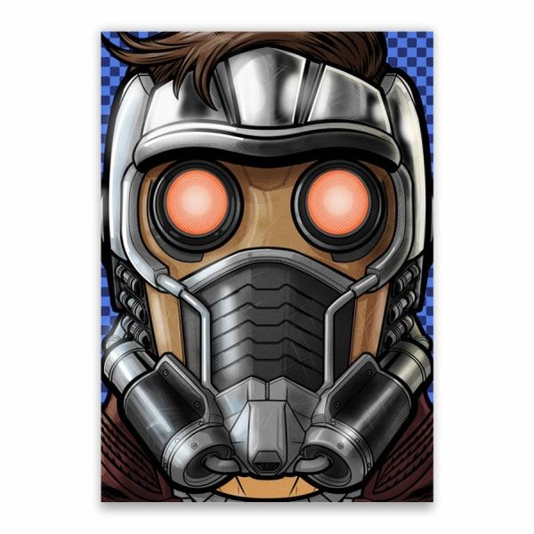Star Lord Portrait Poster - A1