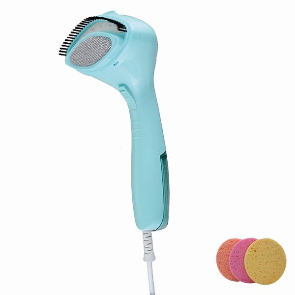 Optic Handheld Garment Steamer Portable Clothes Steam Iron &amp; Facial Sponges