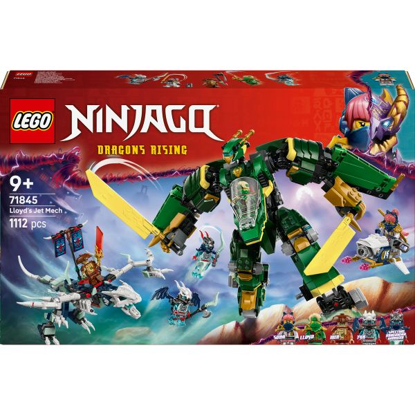 LEGO® NINJAGO® Lloyd’s Jet Mech Ninja Toy Building Kit 71845