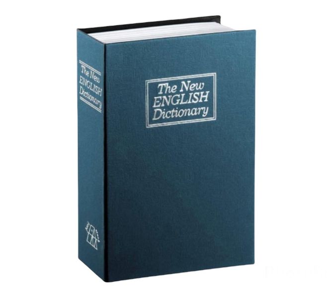 The New English Dictionary Small Book Safe