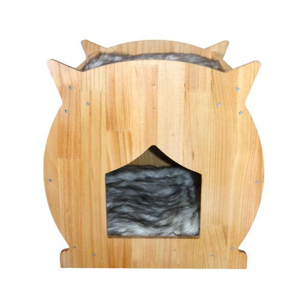 Wooden 2 Level Pet House