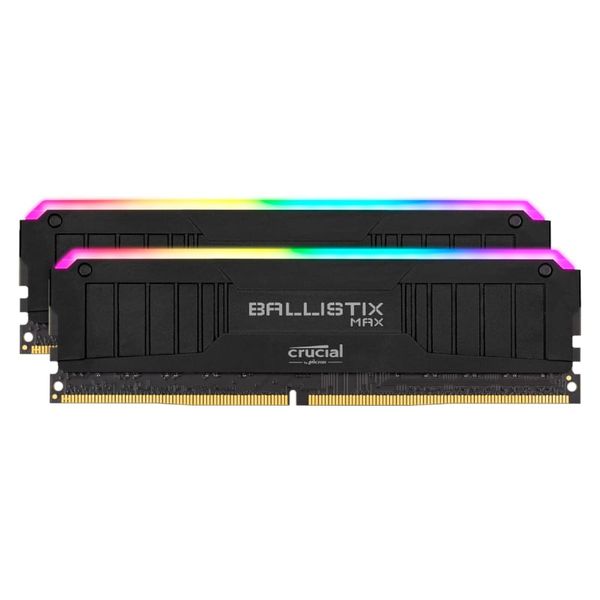 Crucial Ballistix MAX RGB 16GB DDR4-4400 Desktop Gaming Memory Kit - Black