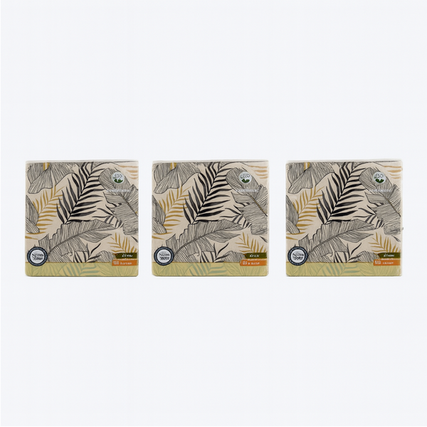 Paper Serviettes 3-Ply - 20 Pieces - Eco-Friendly