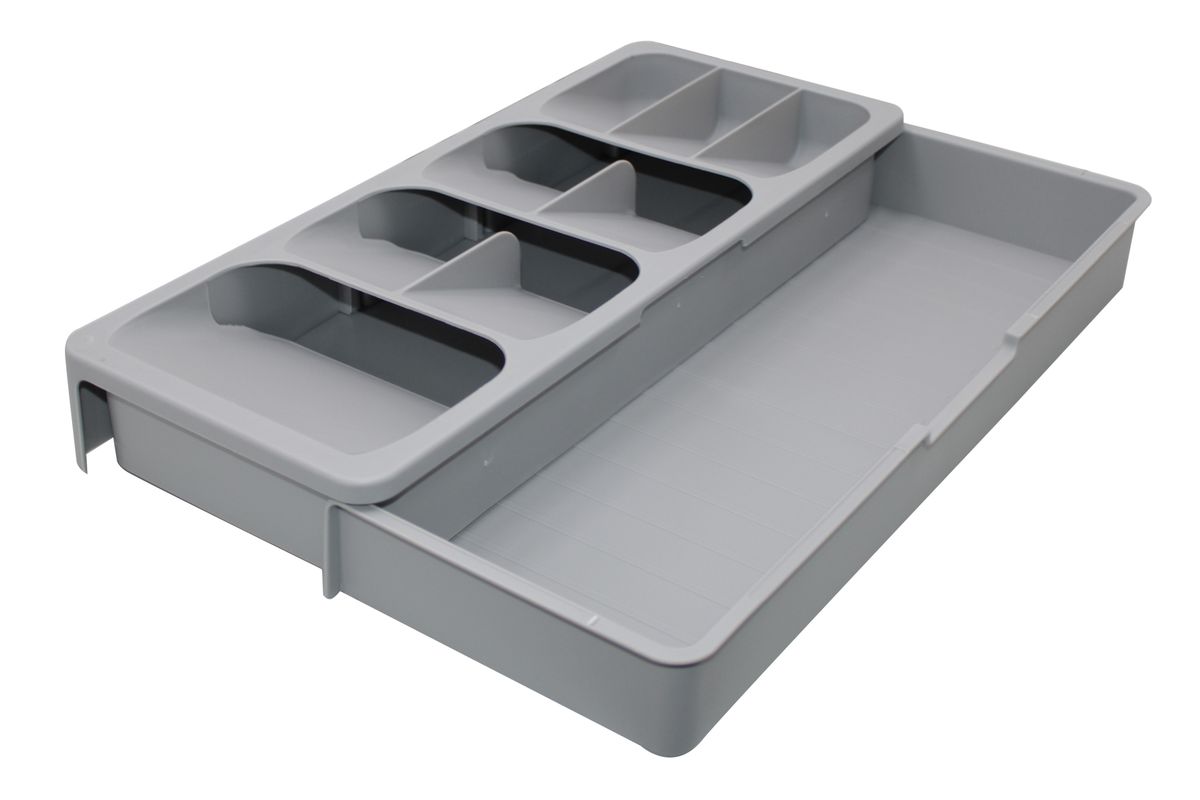 40cm x 16cm Extendable Cutlery Utensil and Gadget Organizer Tray Shop