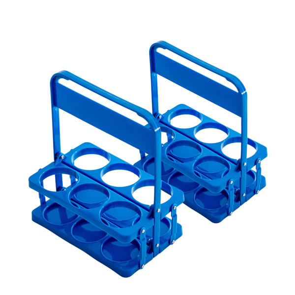 Arfast - 6 Holes Foldable Bottle Cup Tabletop Drink Carrier Holder (2Pack)