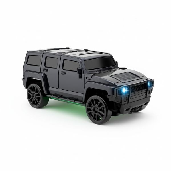 Mini Micro RC SUV Toy 1:64 Scale Drift Car with Remote &amp; USB Charging Cable