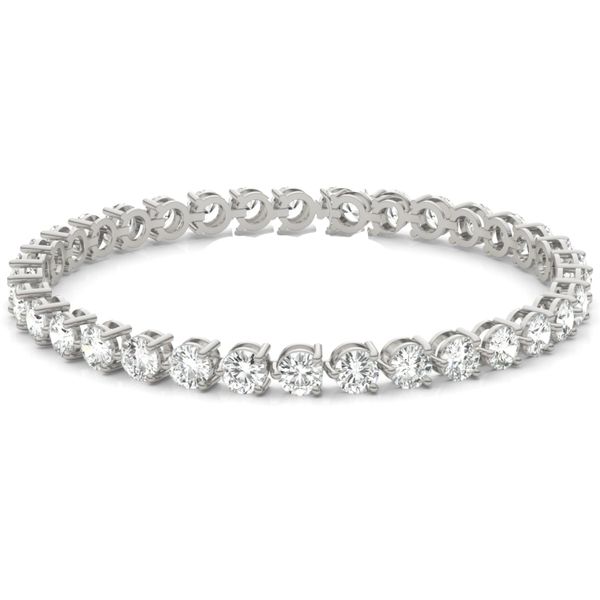 Civetta Spark Abbie Tennis Bracelet - Clear Crystal Silver