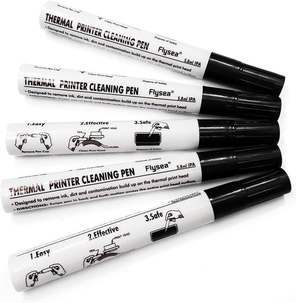 5PCS Thermal Printer Cleaning Pen Electronic Bill Printer Print Head