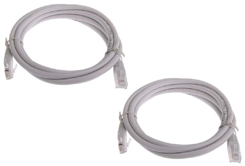 Cat5e LAN Network Cable - Ethernet 3m Cable Length SiRCONY - 2 Pack