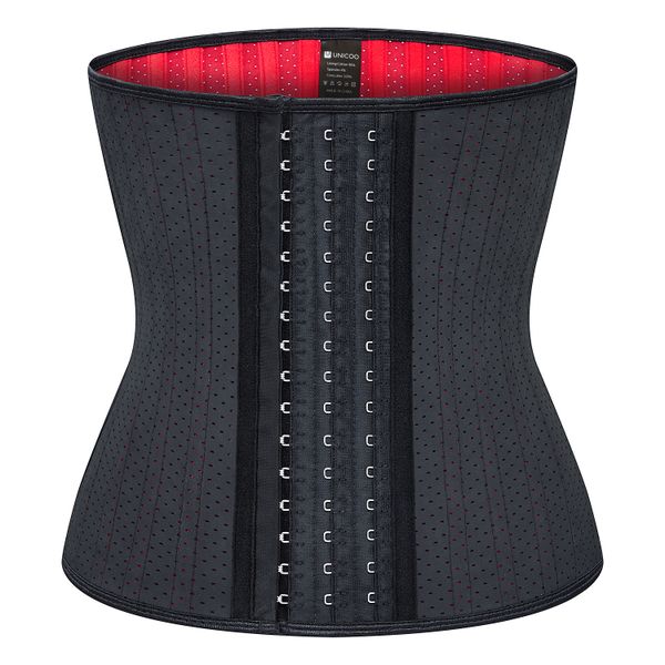 Unicoo Breathable Latex Waist Corsets Cincher Hourglass Body Shaper
