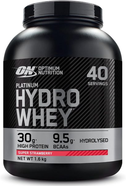 Optimum Nutrition Platinum Hydro Whey Super Strawberry - 1.6kg