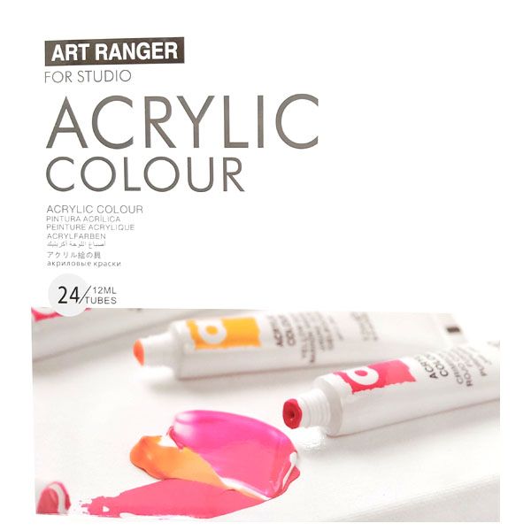 Art Ranger Acrylic Colour Paint (24 x Tubes)