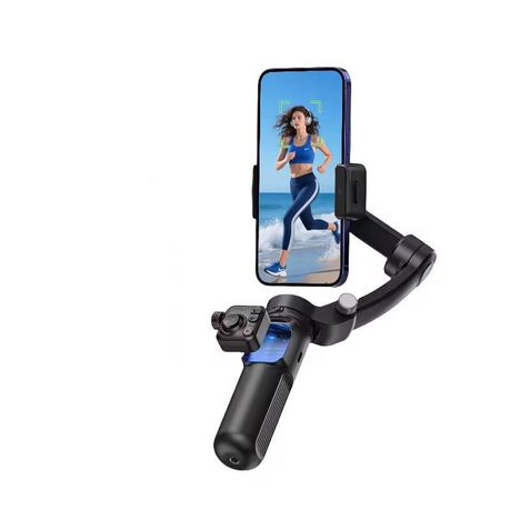 Professional 3-Axis Gimbal-Stabilizer Selfie Stick-Separation Remote - (GC) Image