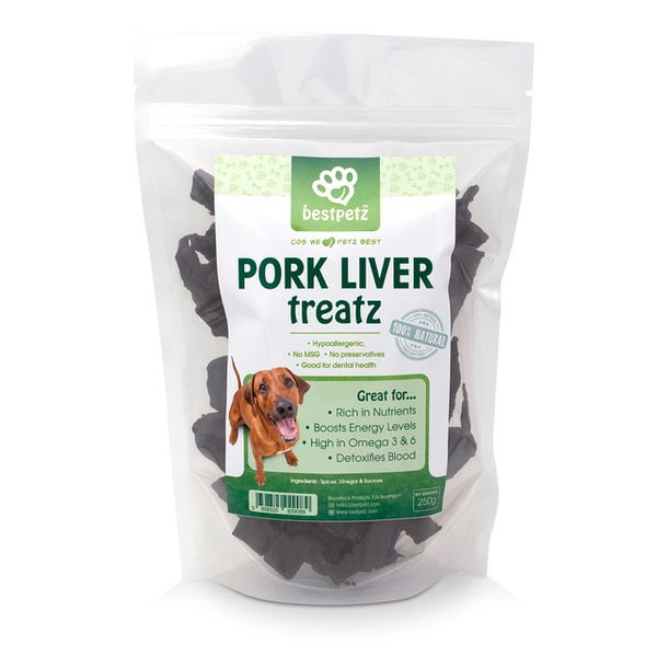 BestPetz - 100% Pork Liver Biltong Treats 250g