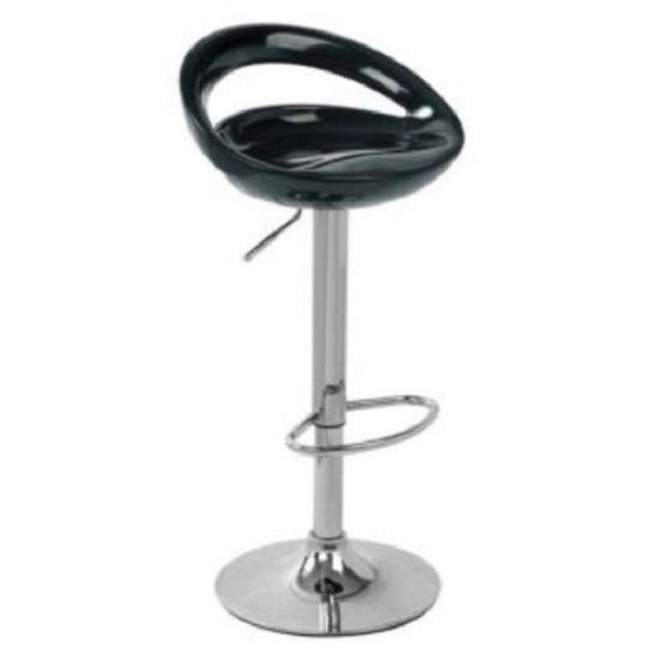 Barstool - Glossy Cutout Barstool with Gear Lift