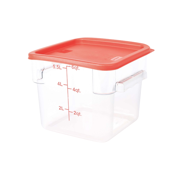 Catercare Storage Container Clear- 6QT/5.6L- Excl. Lid