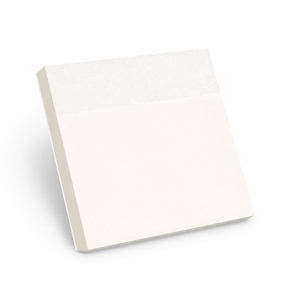 Square Shaped Sticky Notes - White