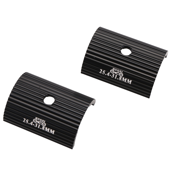 Bike Handle Bar Shim Bushing Stem Reducer 25.4-31.8mm Black