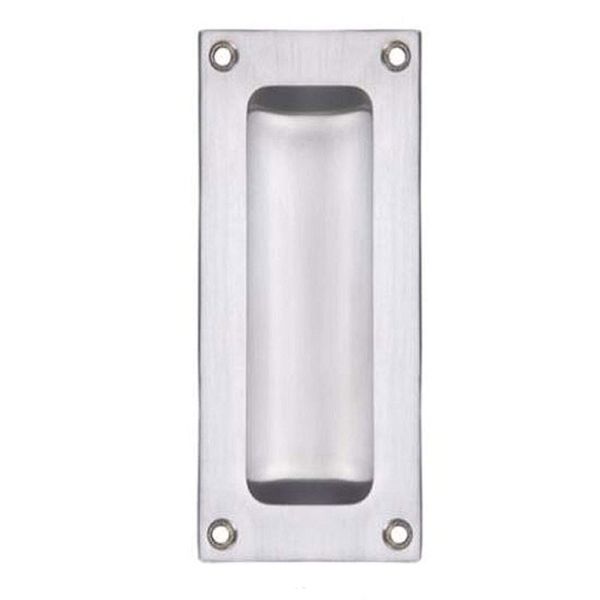 Fortis Flush Door Pull Square 51mm SS
