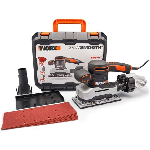 WORX Finishing Sander 270W 1/3 Sheet 220V