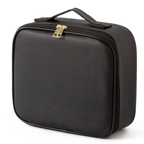 Makeup Bag With LED Light Strip Mirror, Large Capacity And Portable
