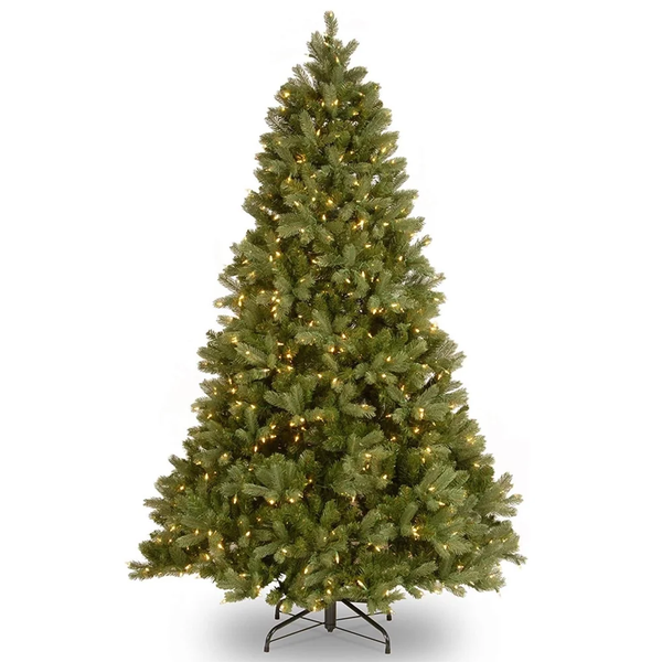 Luminous Pine Deluxe Christmas Tree with Warm White Lights and Plug
