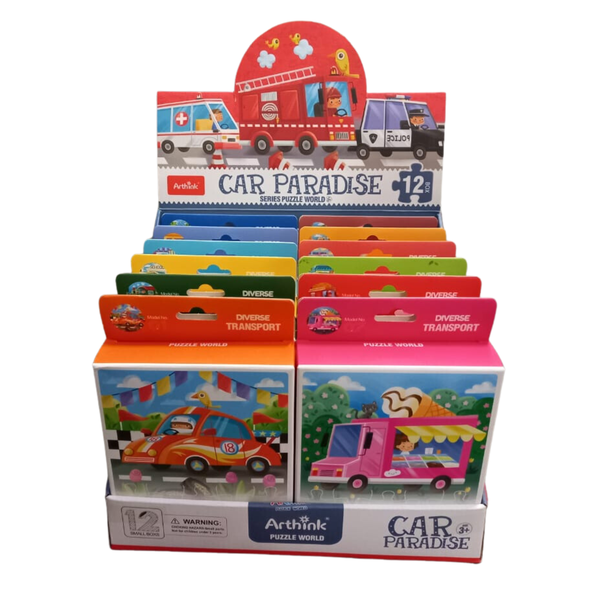 20 Piece Kids Transport Puzzle - Educational and Fun for 3+ x 12