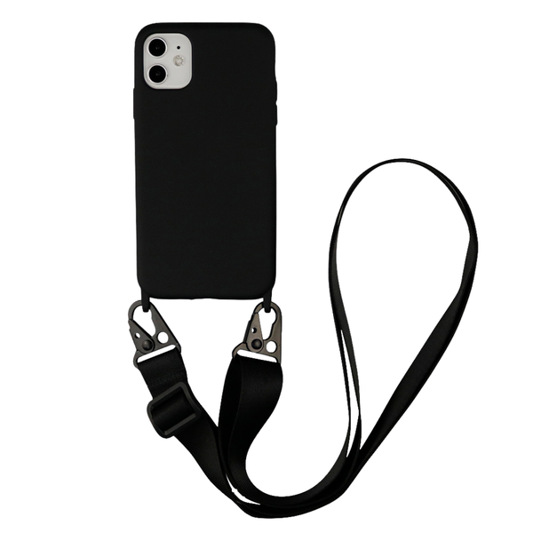 Cased Crossbody Phone Case, iPhone 13, Black