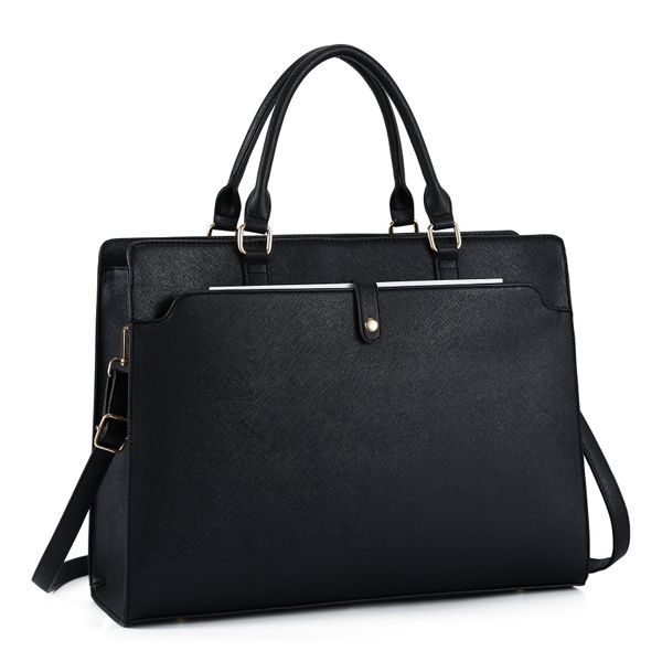 Large Women's Laptop Tote - Fashion Work Shoulder Handbag with Gift