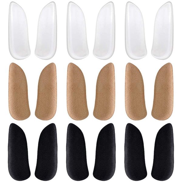 Medial &amp; Lateral Heel Silicone Insoles For Supination And Pronation
