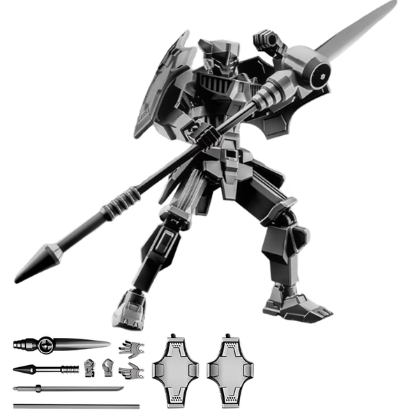 Knight Mecha Warrior Action Figure