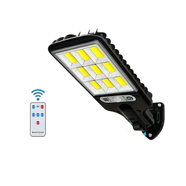 Solar Powered LED Outdoor Light with Remote Control &amp; Motion Sensor (2000W)