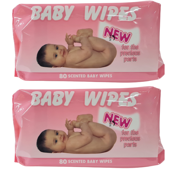 Baby Wipes Pack of 2 - Swirly Soft