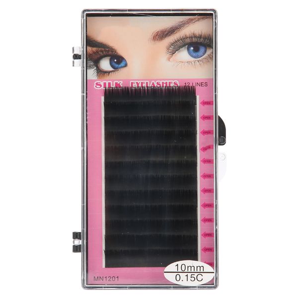 0.15C Eyelash Extension False Dense Long Grafting Lashes Set 10mm / 0.39in