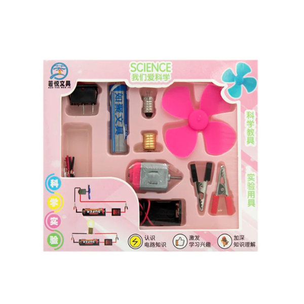 STEM Science Experiment Kit with Electric Fan - Educational Toy