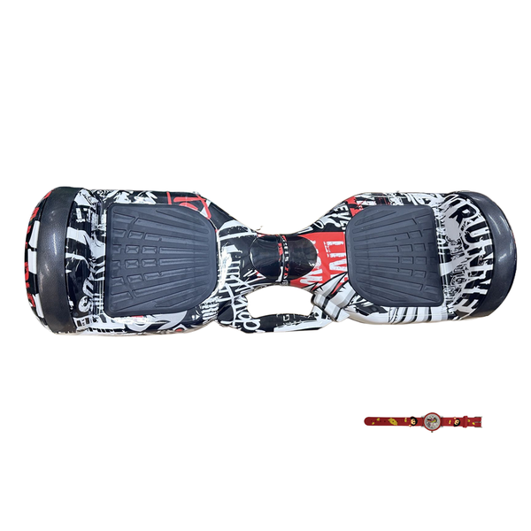 Smart Scooter Suspended Balance Car with Speaker 6.5 Inch - White