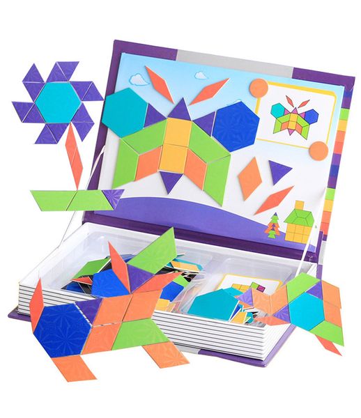Olive Tree - Magnetic Book Shapes Puzzle