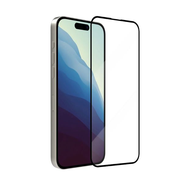 9D Tempered Glass Screen Protector Compatible with iPhone 16 Pro