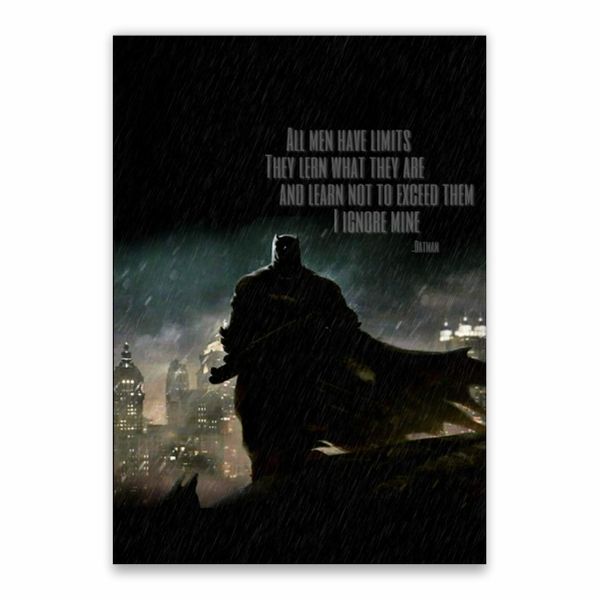 Batman Quote Poster - A1